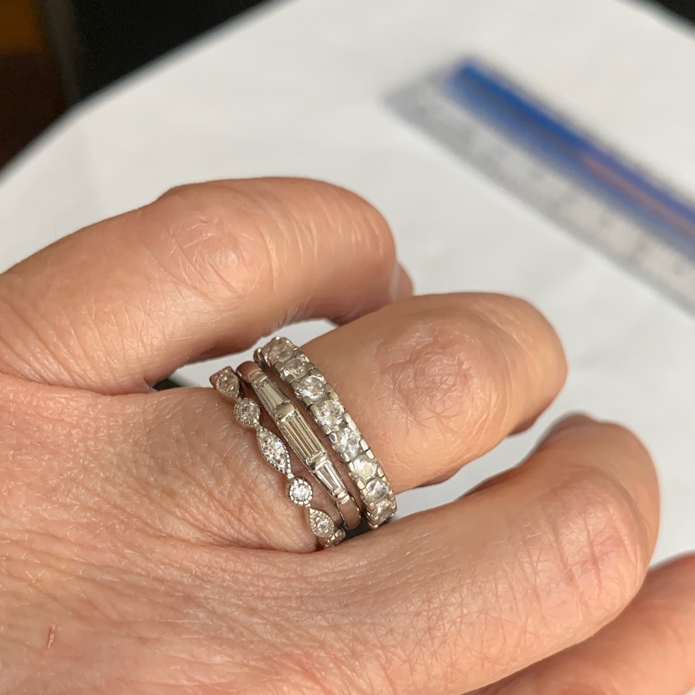 Silver stacking ring NEW - Picture 6 of 6